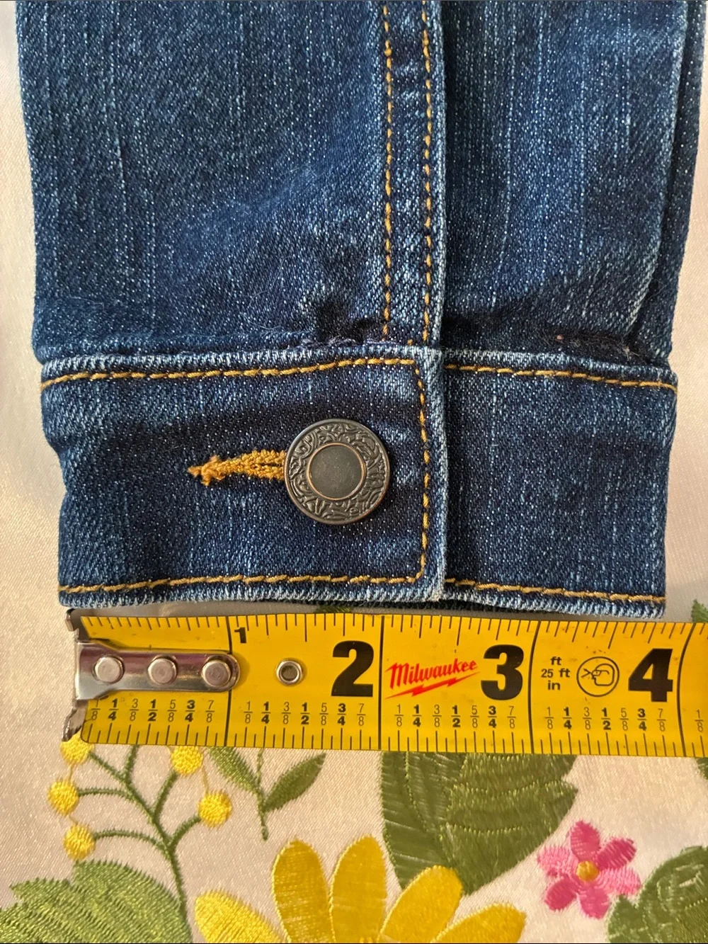 The Children’s Place Indigo Denim Jacket Distressed Jean Jackt
